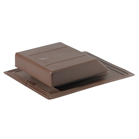 Airvent Airhawk 61'' Brown Plastic Slant Back Roof Vent 90122