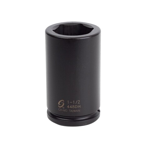 Sunex 3/4 in Drive 1-1/2 in Deep Hex Budd Wheel Impact Socket 448DH