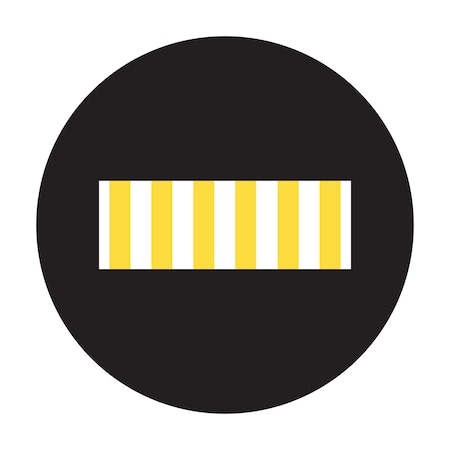 Brady Lens Crosswalk Yellow White SizeM 177673