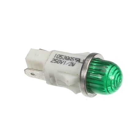 Wisco Indicator Light, Green, 250 Volt 009093