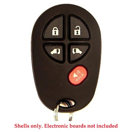 Aks Keys Toyota Remote Control Shell 5B for FCC# GQ43VT20T RS-TOYOTA-54