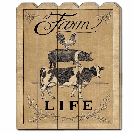 Homeroots Farm Life Unframed Print Wall Art 404881