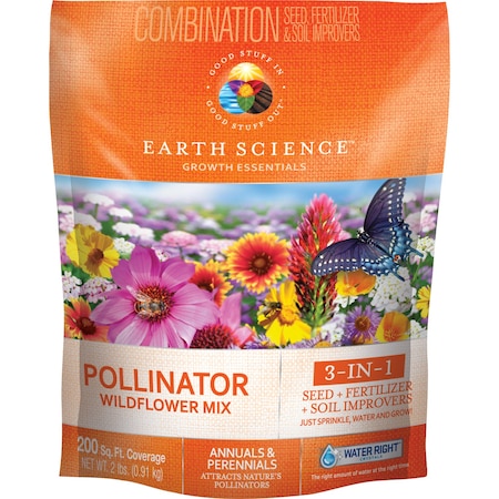 Earth Science Growth Essentials Pollinator Annuals and Perennials Plant Fertilizer 2 lb 12136-6