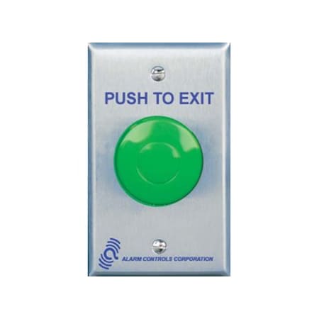 Alarm Controls Push Button, 5 in. H, w/Pneumatic Switch TS-14