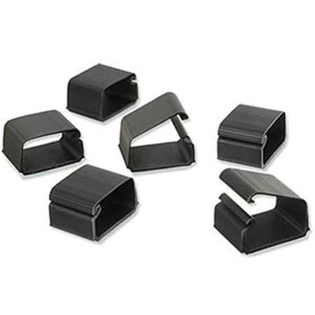 Livewire Cable Clip, Black, 6 PK LI1727029