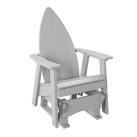 Polybird SURFBOARD NOSE 2' GLIDER CHAIR     WHITE POLYBIRD P85