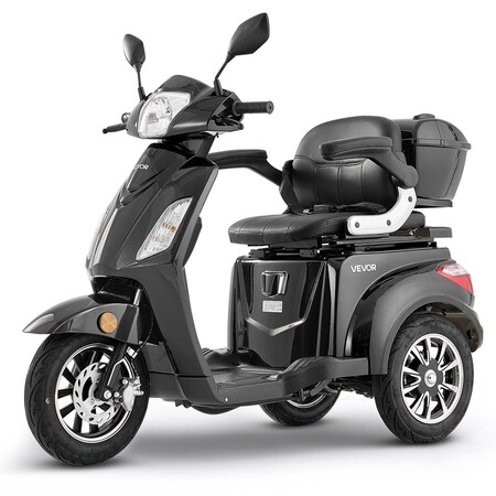 Vevor Heavy Duty 3-Wheel Mobility Scooters 21.5 Miles 3-Speed 500lbs Capacity VISTA-1