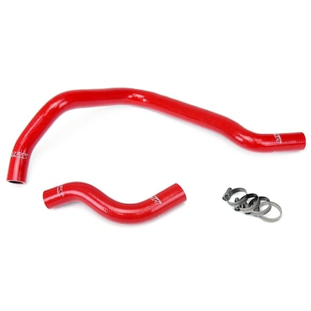 Hps Performance High Temp Reinforced Silicone Radiator Coolant Hose Kit, Red,  57-1018-RED