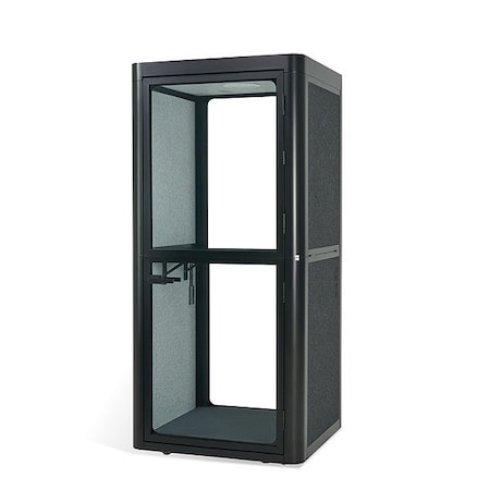 Flexispot Workspace Pod, Aluminum, Black, 35 in W EP1FB-KIT