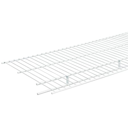 Closetmaid 6 ' W.x16''D. Ventilated Wire Shelf & Rod Wht 136300
