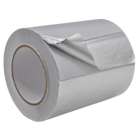 Wod Tape AFT12A Aluminum Foil Tape Multipurpose for HVAC and Insulation: 6 in. x 50 yds, 8PK WOD AFT12A-06000-8-50-SIL