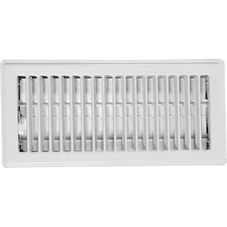 Imperial Mfg Register Floor 2-1/4X12In Wht RG0179