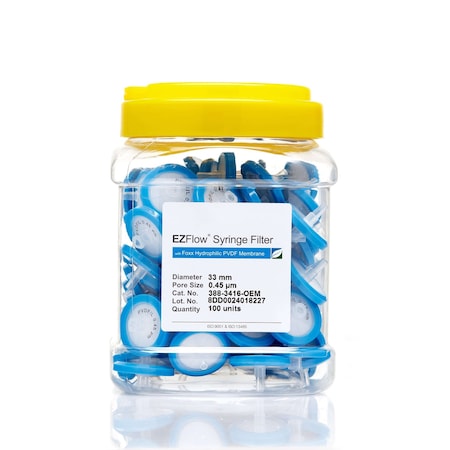 Foxx Life Sciences EZBio Single Use Assembly, Media Bottle, 1000mL, PETG, Vented with Tubing, Sterilized, 10PK 437-0006-FLS