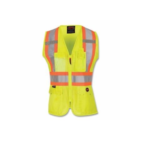 Pioneer 139U Ladies Mesh Safety Vest, Size L, Green 852-V1021860U-L