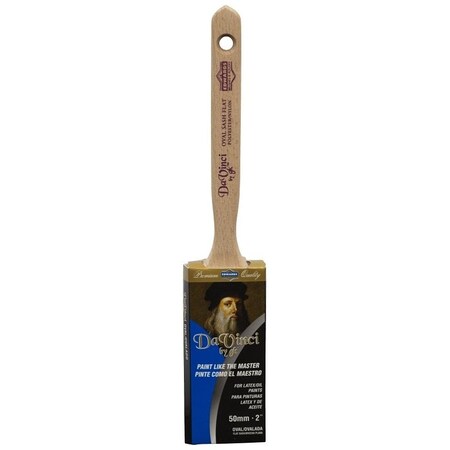 Linzer Paint Brush, Flat Sash Brush, 2 in L Bristle 1155220-0200