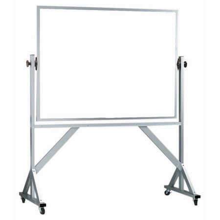 Aarco Silver Anodized Reversible Freestanding Board 48"x72" WARC4872