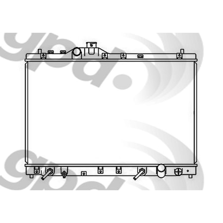 Global Parts Distributors Radiator 2031C
