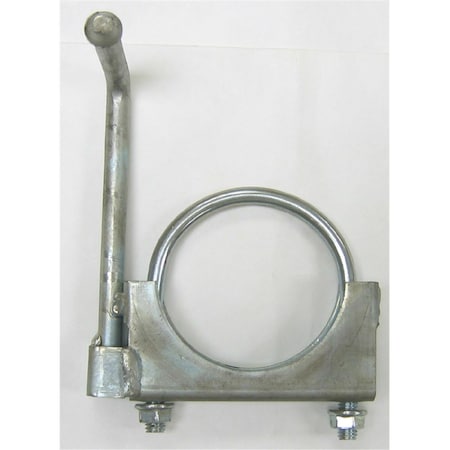 Dynomax 2.5 in. dia. Clamp-On Steel Pipe Exhaust Hanger, Natural DYN36313