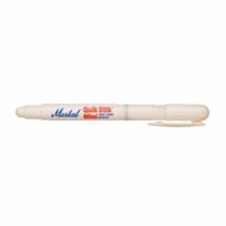 Markal Quik Stik Twist Solid Paint Marker Mini White Bullet, 12PK 434-61126