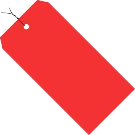 Box Packaging Shipping Tag Pre WiredNo 1 2-3/4L x 1-3/8W Red 1000/Pack G11013E