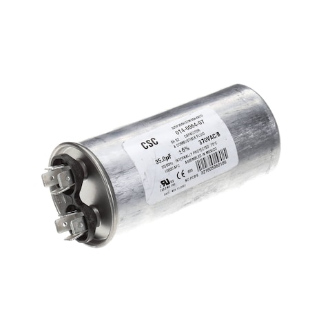 Structural Concepts Run Capacitor, Round, 370VAC, 50/60Hz, 35uF, 70 Degrees C 72794