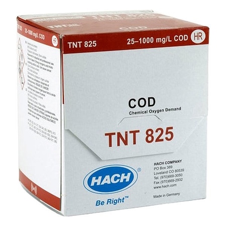 Hach Chemical Oxygen Demand Vial Test, Vial TNT825
