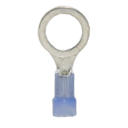 Hillsdale Terminal Ring Terminal, 3/8 in Stud Size, 14 AWG, 600 V, Nylon Insulated, 1000 PK 50103N
