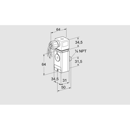 Honeywell Kromschroder SW, PRESS, GAS, DG 110VCT8 6WG KS84448491