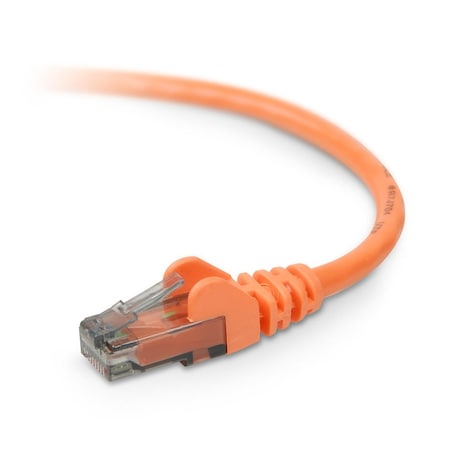 Belkin Cable, Cat6, Utp, Rj45M/M, 15, Org, Patch, Snagless A3L980-15-ORG-S