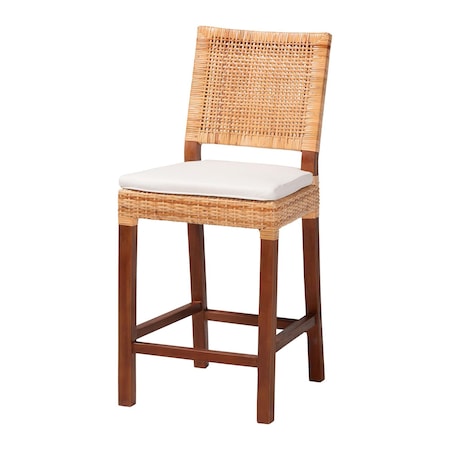 Bali & Pari Lesia Natural Rattan Counter Stool 264-14671-ZORO