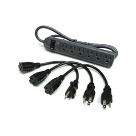 C2G 6-OUTLET SURGE 3 1ft OUTLET SAVER KIT 39995