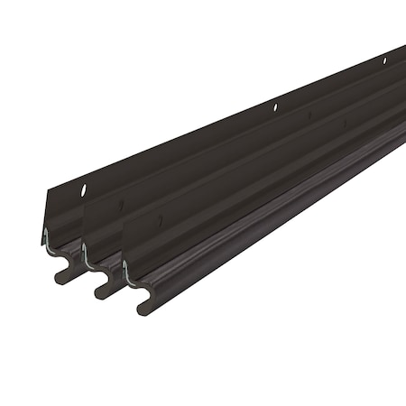 Zoro Select Weatherstrip, Kerf Vinyl Clad, Bronze 2RRT2