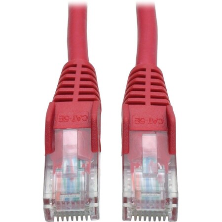 Eaton Tripp Lite Series Cat5e 350 MHz Snagless Molded UTP Ethernet Cable RJ45 M/M, PoE - Red, 6 ft. N001-006-RD