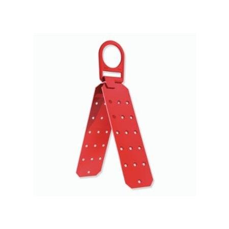 Peakworks Reusable Temporary Roof Anchor Bracket, Steel, Red 853-V8229100