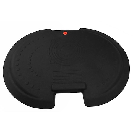 Back2Basics FLR 26 x 36 in. System 5000x Anti fatigue ChairMat, Black BA2656430