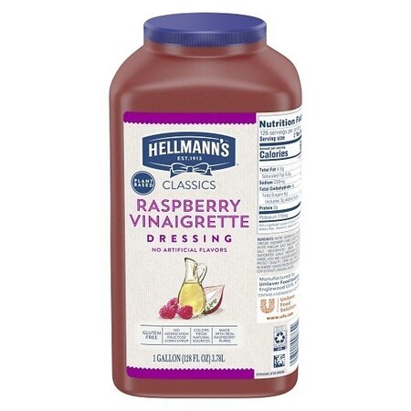 Hellmanns Classics Raspberry Vinaigrette Salad Dressing Jug, 1 Gallon 67571357