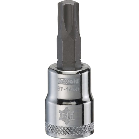 Dewalt Torx Bit Socket, T45, 3/8in Drive DWMT87146OSP