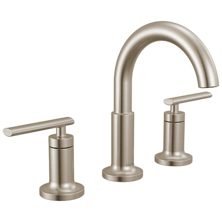 Delta Altado Two Handle Widespread Bathroom Faucet In Stainless 35442-SSMPU-DST