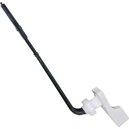 Prosource Exclusively Orgill Toilet Flush Lever, Front Mounting, 8 in L Flush Arm, Plastic PMB-208-3L