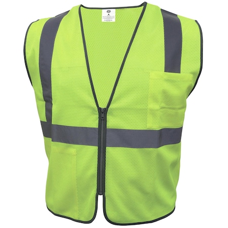 General Electric Reflective Safety Vest Green M GV076GM