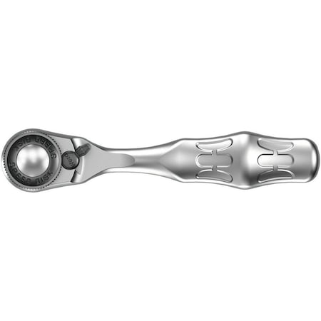 Wera 8008 A Zyklop Mini 3 Ratchet with 1/4 in drive, 1/4 in x 87 mm 5003793001