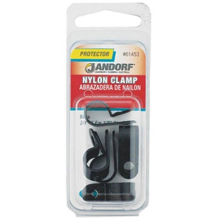 Jandorf Specialty Hardw 61453 Nylon Clamp - Black, 0.38 x 0.38 3395092