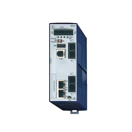 Hirschmann Ethernet Switch, 9 Port Fast-Ethernet Switch Managed RS20-0900MMM2SDAEHH