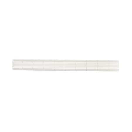 Eaton XBMZB10Eaton, Blank marker strip external labeling, White, 10PK XBMZB10
