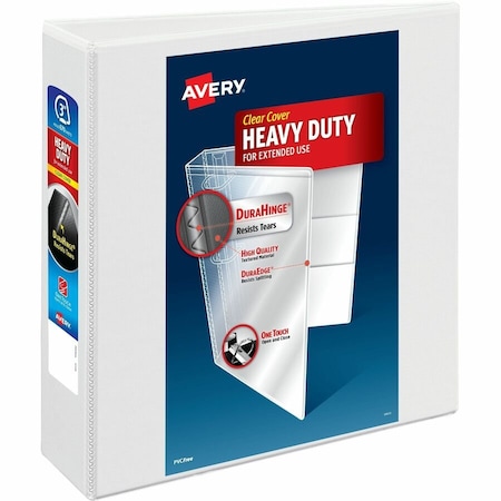 Avery Dennison BNDR, DRING, VIEW, LTR, 3inWHT 79193