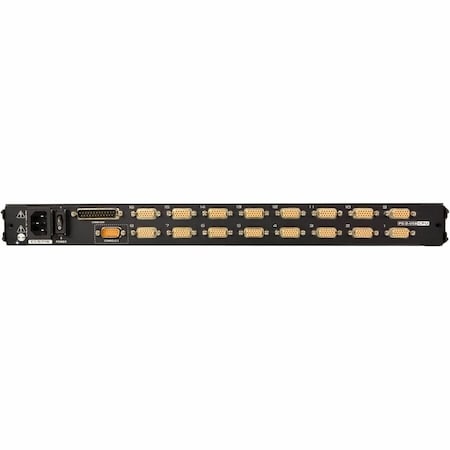 Aten 16-PORT 17.3IN LCD INTEGRATED USB/PS2 COMBO KVM WITH AN EXTRA CONSOLE PORT AND USB CL5716MW