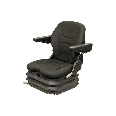 Uni Pro 1006 Air Suspension Seat 12-Volt Black Fabric 8564