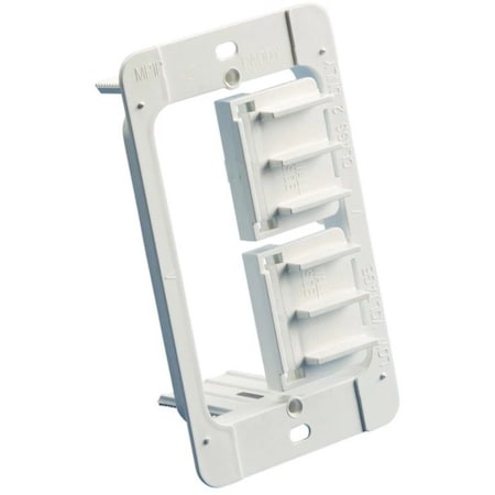 Nvent Caddy Communication Bracket, 1 Gang, Plastic, Outlet Box Type MP1P