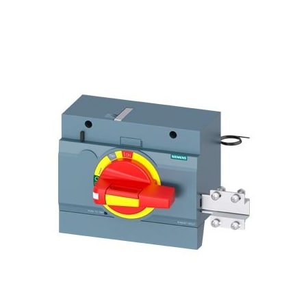 Siemens front mounted rotary operator EMERGENCY OFF with door interlock IEC IP30/40 3VA9467-0EK27