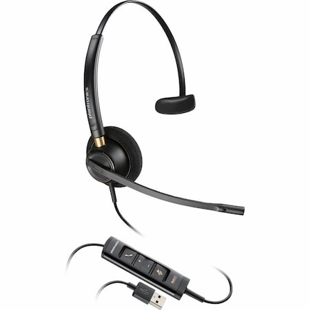 Hp Poly EncorePro 515 Microsoft Teams Certified Monoaural with USB-A Headset 783R1AA